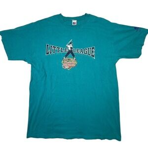 Russell Athletic Little League Eastern Regional Baseball T Shirt Men's Teal